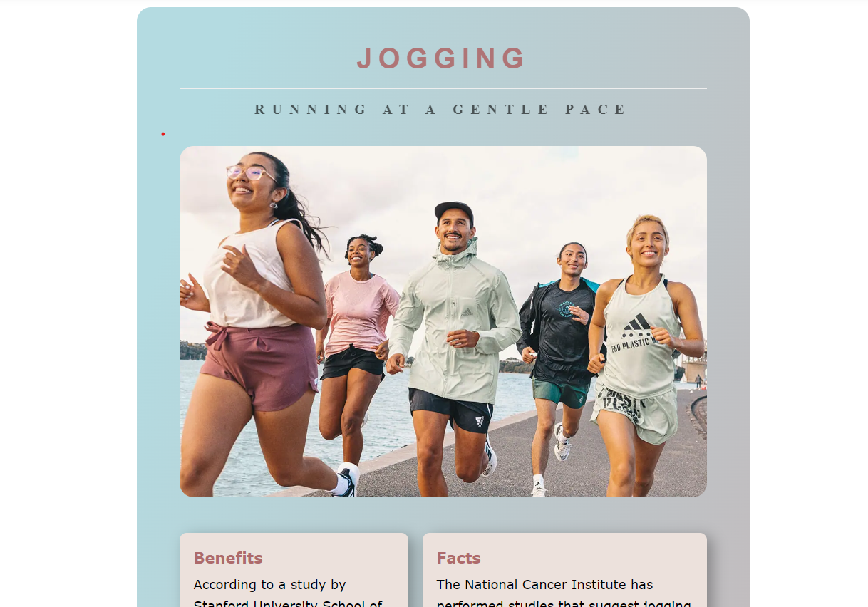 Jogging project
